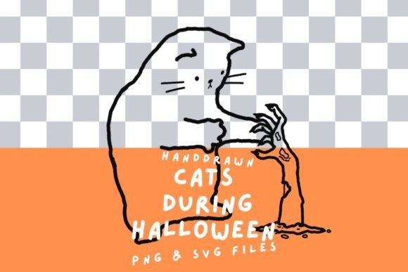 Download Halloween Cat Fighting with a Zombie - Zombie Collection